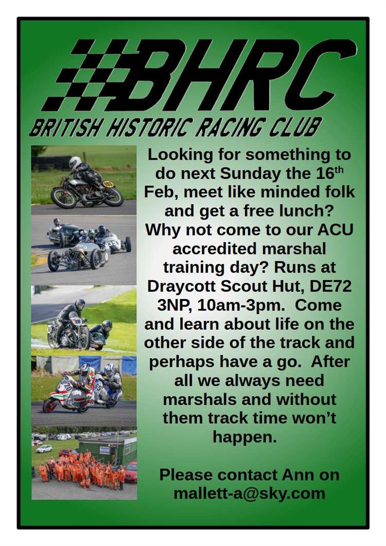 Marshal Training Advert